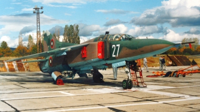 Photo ID 41972 by Alexander Mladenov. Bulgaria Air Force Mikoyan Gurevich MiG 23UB, 27