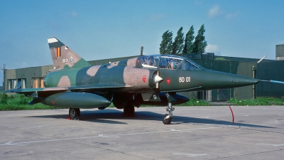 Photo ID 43131 by Eric Tammer. Belgium Air Force Dassault Mirage 5BD, BD 01