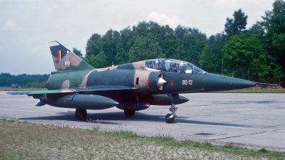 Photo ID 43134 by Eric Tammer. Belgium Air Force Dassault Mirage 5BD, BD 12