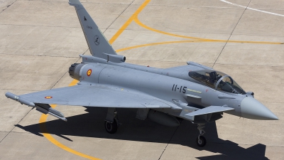 Photo ID 43204 by Chris Lofting. Spain Air Force Eurofighter C 16 Typhoon EF 2000S, C 16 35