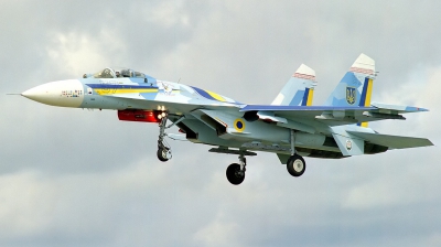 Photo ID 43750 by Arie van Groen. Ukraine Air Force Sukhoi Su 27P,  