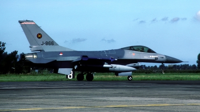 Photo ID 43903 by Joop de Groot. Netherlands Air Force General Dynamics F 16A Fighting Falcon, J 866