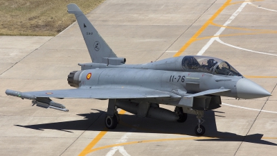 Photo ID 43993 by Chris Lofting. Spain Air Force Eurofighter CE 16 Typhoon EF 2000T, CE 16 07