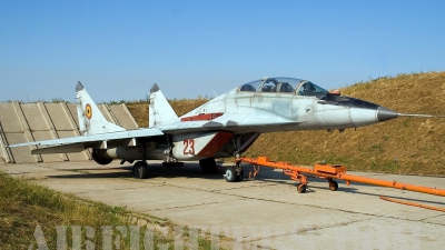 Photo ID 5526 by Jörg Pfeifer. Romania Air Force Mikoyan Gurevich MiG 29UB 9 51, 23