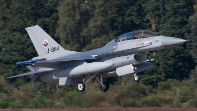 Photo ID 44348 by Rainer Mueller. Netherlands Air Force General Dynamics F 16BM Fighting Falcon, J 884