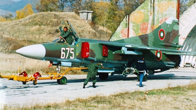 Photo ID 44747 by Alexander Mladenov. Bulgaria Air Force Mikoyan Gurevich MiG 23MF, 675