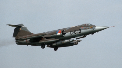 Photo ID 44431 by Henk Schuitemaker. Netherlands Air Force Lockheed RF 104G Starfighter, D 8119