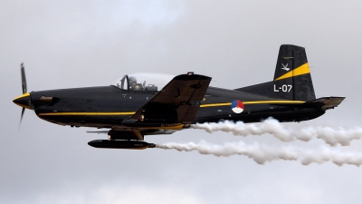 Photo ID 5538 by David Marshall. Netherlands Air Force Pilatus PC 7 Turbo Trainer, L 07