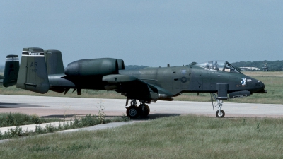 Photo ID 46063 by Henk Schuitemaker. USA Air Force Fairchild A 10A Thunderbolt II, 81 0987