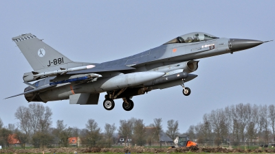 Photo ID 48146 by Eric Tammer. Netherlands Air Force General Dynamics F 16AM Fighting Falcon, J 881