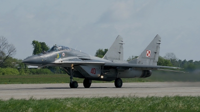 Photo ID 49366 by E de Wissel. Poland Air Force Mikoyan Gurevich MiG 29A 9 12A, 40