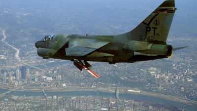 Photo ID 49705 by David F. Brown. USA Air Force LTV Aerospace A 7D Corsair II, 74 1742