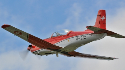 Photo ID 50083 by Martin Thoeni - Powerplanes. Switzerland Air Force Pilatus PC 7 Turbo Trainer, A 912