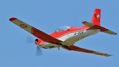 Photo ID 50124 by Martin Thoeni - Powerplanes. Switzerland Air Force Pilatus NCPC 7 Turbo Trainer, A 924