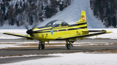 Photo ID 50626 by Pieter Taris. Switzerland Air Force Pilatus PC 9A, C 412