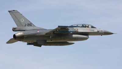 Photo ID 51406 by Jimmy van Drunen. Netherlands Air Force General Dynamics F 16BM Fighting Falcon, J 210