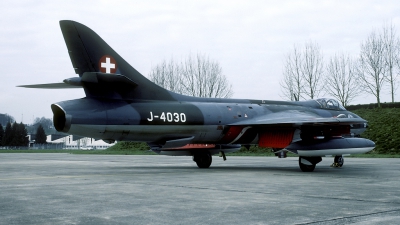 Photo ID 53349 by Joop de Groot. Switzerland Air Force Hawker Hunter F58, J 4030