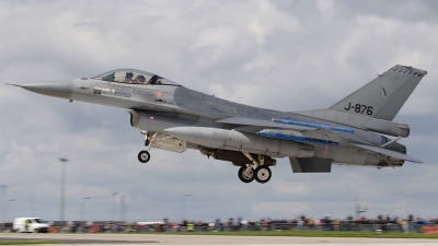 Photo ID 6657 by Craig Pelleymounter. Netherlands Air Force General Dynamics F 16AM Fighting Falcon, J 876