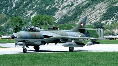 Photo ID 53533 by Joop de Groot. Switzerland Air Force Hawker Hunter F58A, J 4105