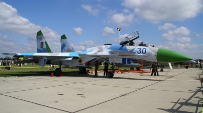Photo ID 55011 by Tibor Tomsic. Ukraine Air Force Sukhoi Su 27S,  