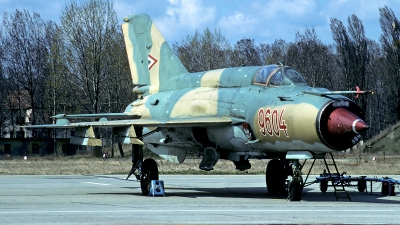Photo ID 55137 by Carl Brent. Hungary Air Force Mikoyan Gurevich MiG 21MF, 9604