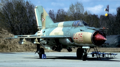 Photo ID 55204 by Carl Brent. Hungary Air Force Mikoyan Gurevich MiG 21MF, 4405