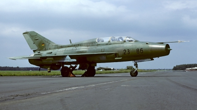 Photo ID 55987 by Carl Brent. Germany Air Force Mikoyan Gurevich MiG 21U 400, 23 86