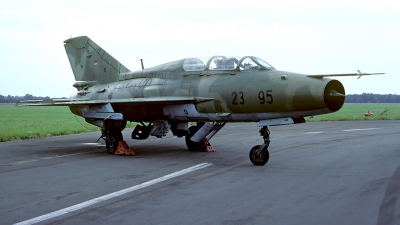 Photo ID 55917 by Carl Brent. Germany Air Force Mikoyan Gurevich MiG 21U 600, 23 95