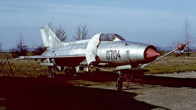 Photo ID 56235 by Carl Brent. Czechoslovakia Air Force Mikoyan Gurevich MiG 21F 13, 0704