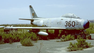 Photo ID 56725 by Carl Brent. Portugal Air Force North American F 86F Sabre, 5360
