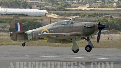Photo ID 7125 by Gordon Zammit. Private Historic Aircraft Collection Hawker Hurricane XII, G HURI