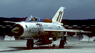 Photo ID 57399 by Carl Brent. Czech Republic Air Force Mikoyan Gurevich MiG 21MF, 5212