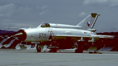 Photo ID 57400 by Carl Brent. Czech Republic Air Force Mikoyan Gurevich MiG 21MF, 9711