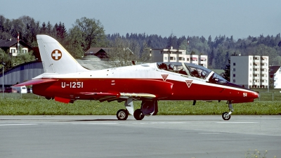 Photo ID 57646 by Carl Brent. Switzerland Air Force British Aerospace Hawk T 66, U 1251