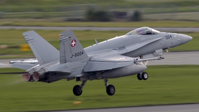 Photo ID 57759 by Sven Zimmermann. Switzerland Air Force McDonnell Douglas F A 18C Hornet, J 5004