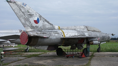 Photo ID 58117 by Ladislav Vanek. Czech Republic Air Force Mikoyan Gurevich MiG 21UM, 0817