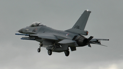 Photo ID 58508 by Martin Thoeni - Powerplanes. Netherlands Air Force General Dynamics F 16AM Fighting Falcon, J 516