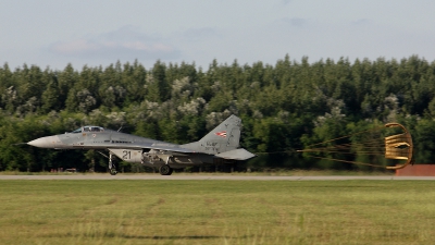 Photo ID 59077 by Gyula Rácz. Hungary Air Force Mikoyan Gurevich MiG 29B 9 12A, 21