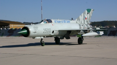 Photo ID 7301 by Ales Nyvlt. Czech Republic Air Force Mikoyan Gurevich MiG 21MFN, 2500