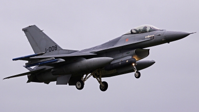 Photo ID 59402 by Tobias Ader. Netherlands Air Force General Dynamics F 16AM Fighting Falcon, J 008