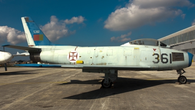 Photo ID 59668 by Ricardo Manuel Abrantes. Portugal Air Force North American F 86F Sabre, 5361