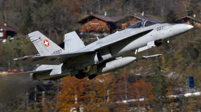 Photo ID 59927 by Jan Suchanek. Switzerland Air Force McDonnell Douglas F A 18C Hornet, J 5007