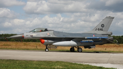 Photo ID 60712 by Rob Hendriks. Netherlands Air Force General Dynamics F 16AM Fighting Falcon, J 646