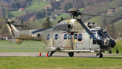 Photo ID 61209 by Rob Hendriks. Switzerland Air Force Aerospatiale AS 532UL Cougar, T 342