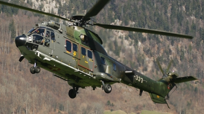Photo ID 61208 by Rob Hendriks. Switzerland Air Force Aerospatiale AS 532UL Cougar, T 333
