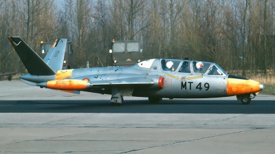 Photo ID 62859 by Arie van Groen. Belgium Air Force Fouga CM 170 Magister, MT 49
