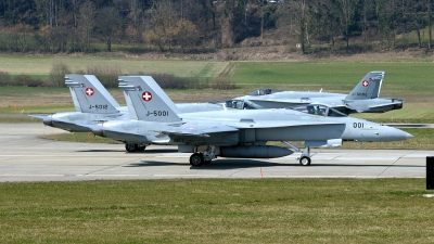 Photo ID 63011 by Joop de Groot. Switzerland Air Force McDonnell Douglas F A 18C Hornet, J 5001