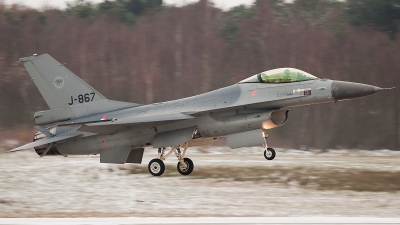 Photo ID 63442 by Johan Havelaar. Netherlands Air Force General Dynamics F 16AM Fighting Falcon, J 867
