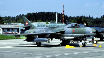 Photo ID 65163 by Joop de Groot. Switzerland Air Force Hawker Hunter F58A, J 4110