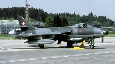 Photo ID 65260 by Joop de Groot. Switzerland Air Force Hawker Hunter F58, J 4035
